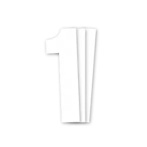 Blackbird Kilpanumerot Valkoinen 3kpl/Srj 13x7cm 1 - TARRAT - 381-5047-10-1 - 1