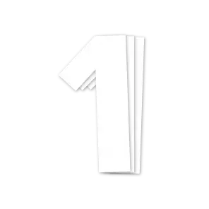 Blackbird Kilpanumerot Valkoinen 3kpl/Srj 16x7,5cm 1 - TARRAT - 381-5048-10-1 - 1