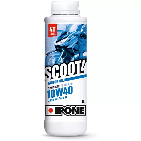 Ipone Scoot 4 10w-40 1l - 4-TAHTIÖLJYT - 55-192-001 - 1