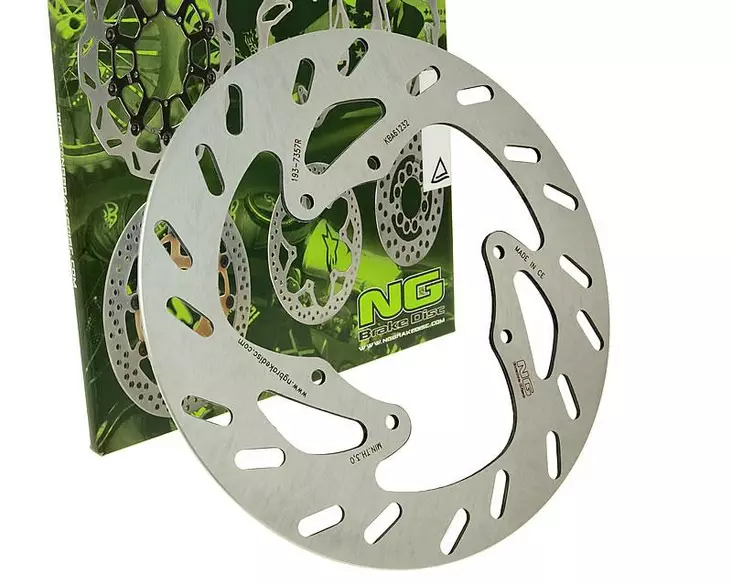 Jarrulevy, Eteen, Derbi Senda, Ulkohalkaisija Ø260mm - MOPON JARRULEVYT - 234-1101 - 1