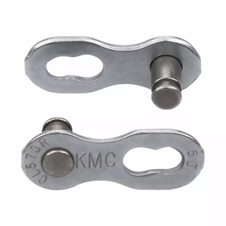 Ketjulukko Kmc Missinglink 7/8-V,Ept Silver, 1/2X3/32", Tappi 7.1Mm, 2Kpl/ Pkt - POLKUPYÖRÄN KETJULUKOT - C78EPTR71 - 1