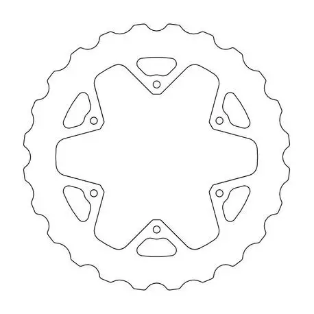 Moto-Master Nitro Jarrulevy Taakse Yamaha:: Mud - CROSSIN JARRULEVYT - 235-110641 - 1