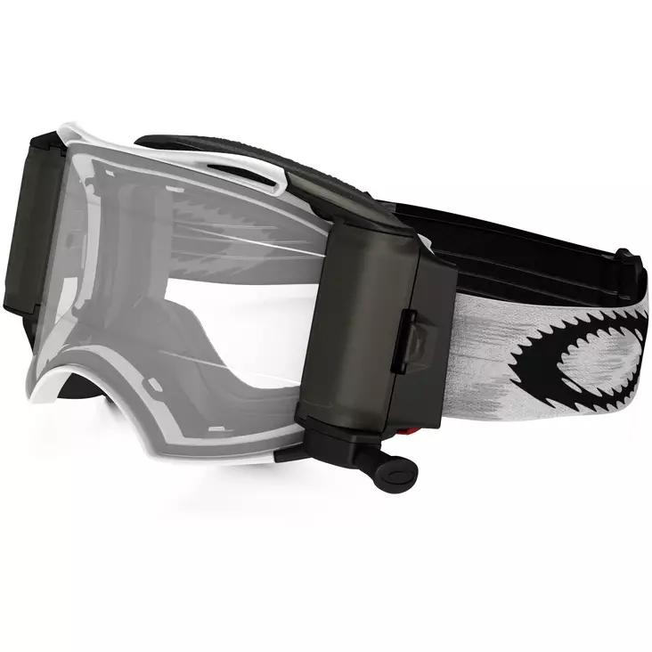 Oakley Goggles Airbrake Mx MatteWht Speed w/RR RollOff Goggle - CROSSILASIT - 670-0011 - 1