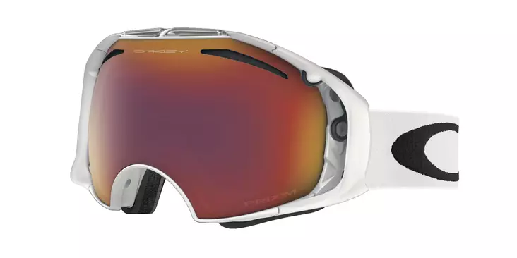 OAKLEY GOGGLES AIRBRAKE POLISHED WHITE PRIZM TORCH IRIDIUM & PRIZM ROSE - Aurinkolasit ja Ajolasit - 670-7037-41 - 1