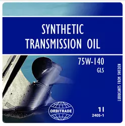 Orbitrade, Gearcase Oil Synthetic 75W140, 1L - VAIHTEISTOÖLJYT - 117-6-2405-1 - 1