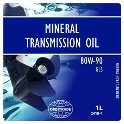 Orbitrade, Gear Oil Mineral 80W-90 1L - VAIHTEISTOÖLJYT - 117-6-2418-1 - 1