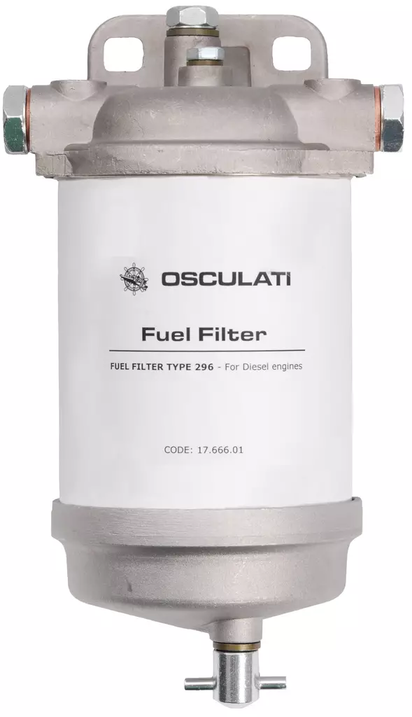 Osculati Diesel Suodatin Cav 796 W/Water Drain - SUODATTIMET - M17-666-01 - 1