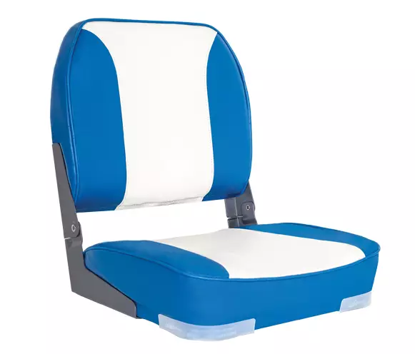 Os Deluxe Fold Down Seat Upholstered Blue/White - ISTUIMET - 131-MA704-31 - 1