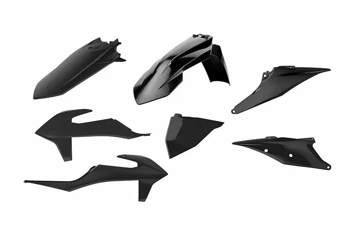 Polisport Kit Enduro Standard Ktm Exc/Exc-F (20->) Black - CROSSIN TÄYDELLISET MUOVISARJAT - 178-90911 - 1