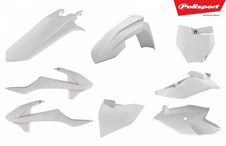 Polisport Plastic Kit Sx85 18- White - CROSSIN TÄYDELLISET MUOVISARJAT - 178-90761 - 1