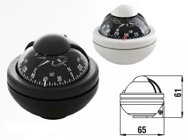 Riviera Kompassi Bc2 Grey Black Card - KOMPASSIT - 119-0317-01 - 1