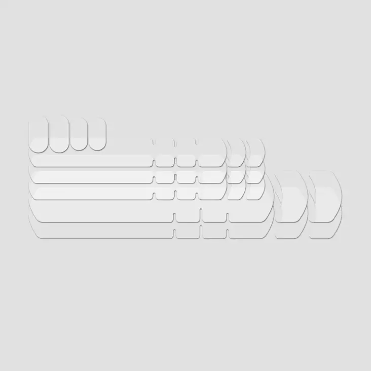 Runkosuoja Lizardskins Frame Kit - Clear - POLKUPYÖRÄN KETJU- JA RUNKOSUOJAT - 63231 - 1