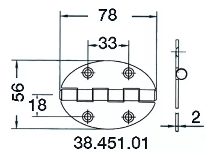 Sarana 78x56mm 2mm - SARANAT - M38-451-01 - 1