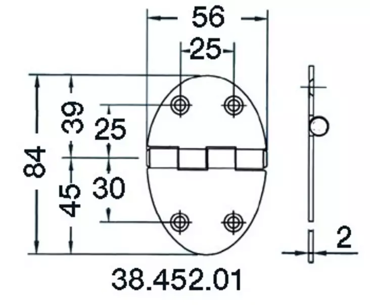 Sarana 84x56mm 2mm - SARANAT - M38-452-01 - 1