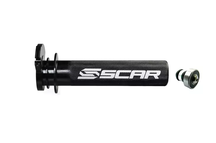 Scar Aluminum Throttle Tube + Bearing - Yamaha Black Color - CROSSIN KAASUKAHVAN HOLKIT - 430-TT101 - 1