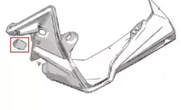 Sno-x ifs kiinnityskumi (oikea/vasen), polaris - MK TUULISUOJAN KIINNITYSTARVIKKEET - 86-12811 - 0