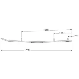 Sno-X Ripper Four Ohjari Pari 4" Kovametalli - MK OHJAUSRAUDAT - 881-4111 - 1