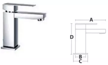 Square Mixer - VESIHANAT - M17-004-01 - 1