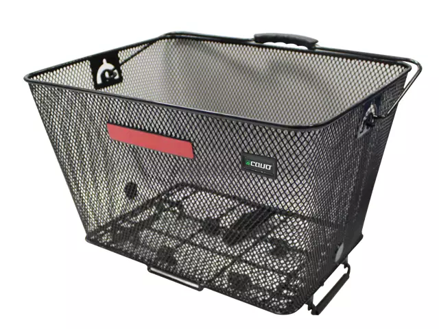 Tavarakori Taakse Cavo, Pikalukitus, Musta, 40X30X23,5Cm - POLKUPYÖRÄN TAVARAKORIT - 48-721 - 1