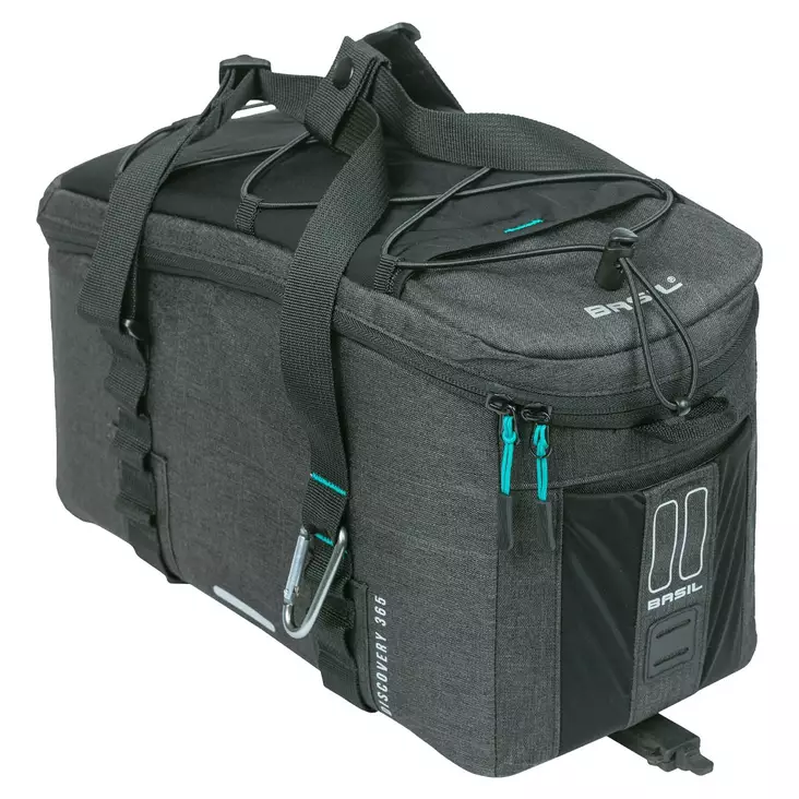 TAVARATELINELAUKKU BASIL DISCOVERY 365D MIK, 9L, MUSTA - POLKUPYÖRÄLAUKUT - 18291 - 1