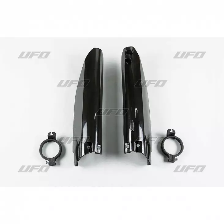 Ufo Etuhaarukan Suojat Rm125/250 01-03 Musta 001 - MÖNKIJÄN OSAT - 650-3990-001 - 1