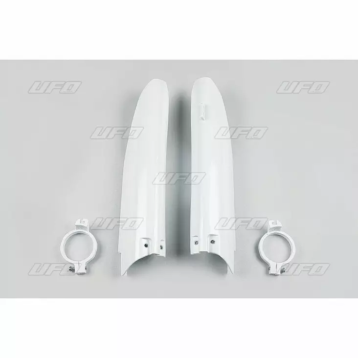 Ufo Etuhaarukan Suojat Rm125/250 04-,Rmz450 -06 Valkoinen - MÖNKIJÄN OSAT - 650-3998-041 - 1