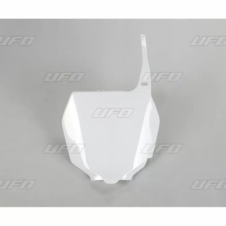 Ufo Etunumerokilpi Rm125/250 01-,Rmz250/450 Valkoinen - MÖNKIJÄN OSAT - 650-3989-041 - 1