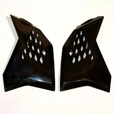 Ufo Ilmanohjaimet Ktm640/660 04- Motard Musta - MÖNKIJÄN OSAT - 650-3013-001 - 1