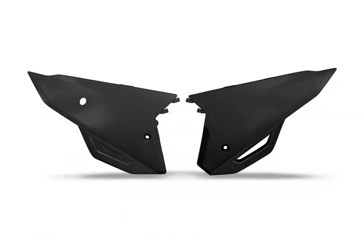 UFO SIVUNUMEROKILVET CRF450R/RX 2021- MUSTA 001 - CROSSIN ILMANOHJAIMET - 650-5606-001 - 1