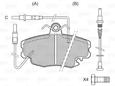JARRUPALAT RENAULT/DACIA ETEEN # - POLKUPYÖRÄN KULJETUSTELINEET - 598002 - 1