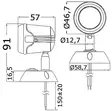 Articulated Spotlight Black - TUNNELMA JA SISÄVALAISIMET - M13-896-02 - 1