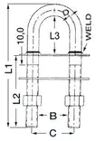 Keulasilmukka Ss120x35.7mm - KEULASILMUKAT - M39-127-02 - 2