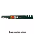 Rotary terä, (copperhead), 19" (48,3cm), silppuava, suora, yleismalli - TERÄT - 446-50352 - 2