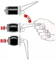 *TYHJENNYSTULPPA 42MM - POHJATULPAT - M18-533-42 - 1
