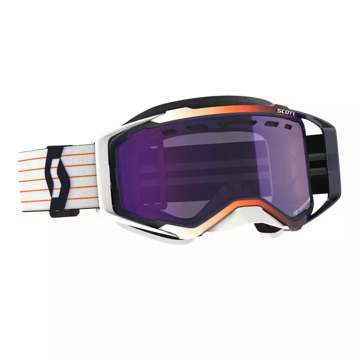 Ajolasit Scott Goggle Prospect Snow Cross LS blue/white light sensitive blue chrome - Aurinkolasit ja Ajolasit - 620-2204-2 - 1