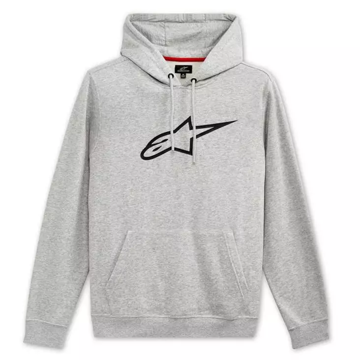 ALPINESTARS HOODIE ANGLESS V2 HARMAA/MUSTA S - MP AJOTAKIT - 697-1232-51010-112 - 1