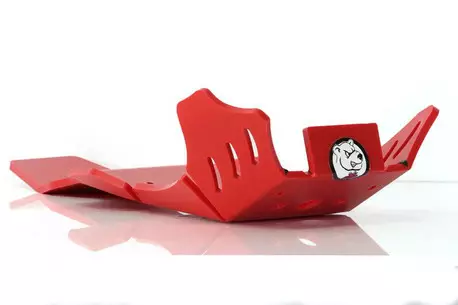 AXP Xtrem HDPE Skid Plate Red Gas-Gas EC - MOOTTORIPYÖRÄN OSAT - 397-AX1592 - 1