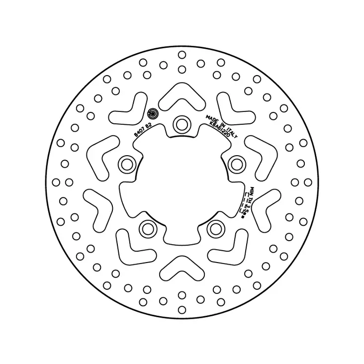 Brembo Serie Oro Jarrulevy - MOPON JARRULEVYT - 232-68B407B2 - 1