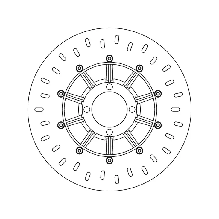 Brembo Serie Oro Jarrulevy - MÖNKIJÄN OSAT - 232-68B407D2 - 1