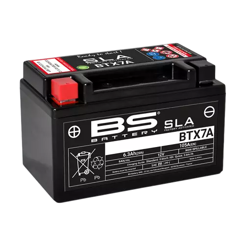 BS BATTERY BTX7A (FA) SLA - SEALED & ACTIVATED - AKUT - 140-300672 - 1
