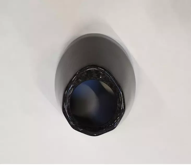 Hgs Vaimentimen Pääty Racing Hiilikuitu, 250cc 4t Ovaali Muoto - PAKOPUTKIEN MUUT TARVIKKEET - 46-62-922 - 1