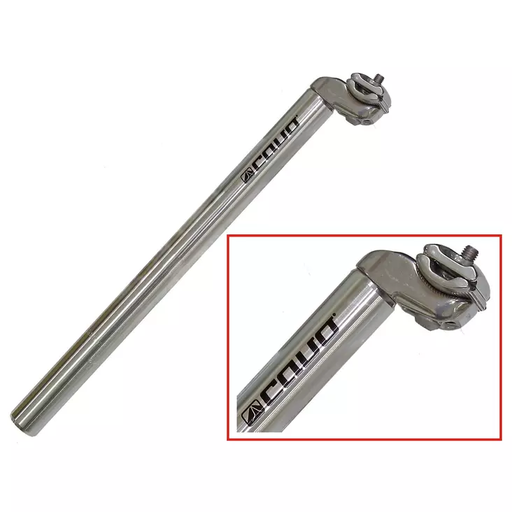 ISTUINKANNATIN CAVO MTB, 29,2X400, KISKO, ALUMIINI, HOPEA - POLKUPYÖRÄN ISTUINKANNATTIMET - 42-6292 - 1