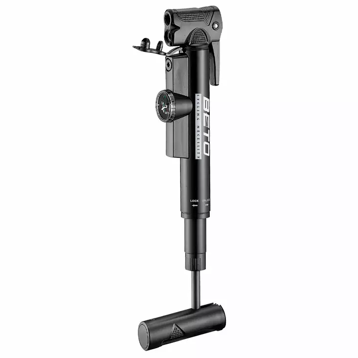 Käsipumppu Beto, Cld-038, Teleskooppi, Mittarilla - POLKUPYÖRÄPUMPUT - 60862 - 1