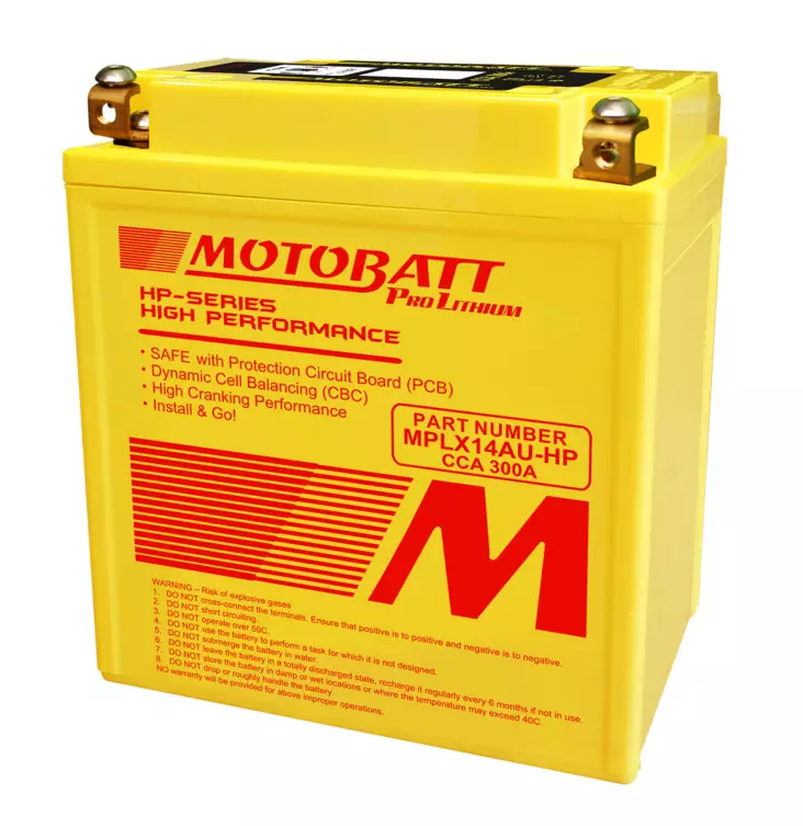 Motobatt Lithium Akku Mplx14au-Hp - AKUT - 14-517-2 - 1