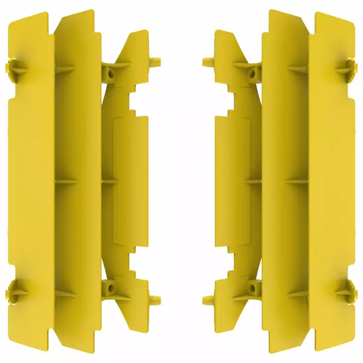 Polisport Radiator Louvers Suzuki Rm125(01-08) Rm250(96-06) Yellow Rm01 - CROSSIN JÄÄHDYTTÄJÄN RITILÄT - 179-8466100002 - 1