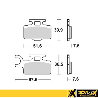 Prox Jarrupalasarja Eteen Kx65 00-12 + Rm65 03-05 - MÖNKIJÄN OSAT - 400-37-107202 - 1