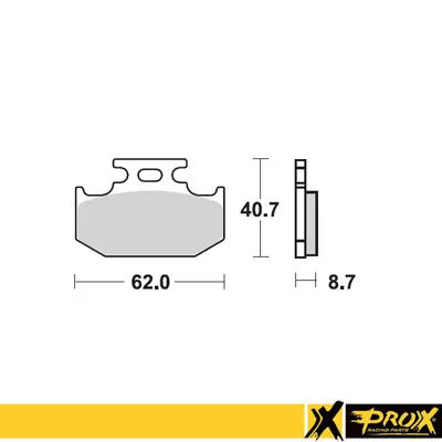 Prox Jarrupalasarja Taakse Kx125/250/500 89-94 + Rm125/250 89-95 - MÖNKIJÄN OSAT - 400-37-201202 - 1
