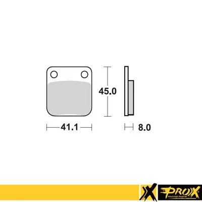 Prox Jarrupalasarja Taakse Kx65 00-12 + Rm65 03-05 - MÖNKIJÄN JARRUPALAT - 400-37-202002 - 1