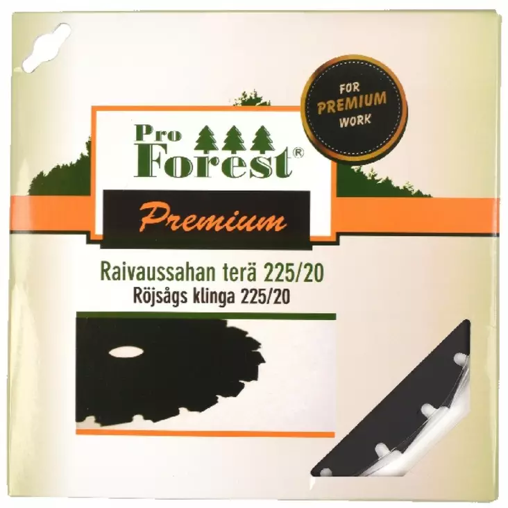 Raivurinterä 225/20 Proforest - RAIVAUSSAHAN TERÄT - 16-002 - 1