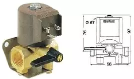 Sähköhana 12 V - KUULAVENTTIILIT JA HANAT - M17-401-12 - 1
